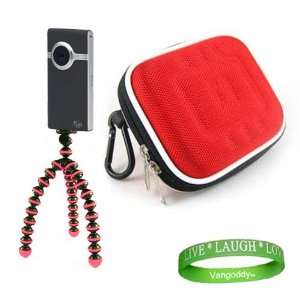 New Red UltraHD Video Camera Case for the Newest Model Flip Ultra 3rd 