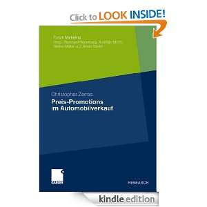 Preis Promotions im Automobilverkauf (Forum Marketing) (German Edition 