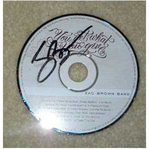  ZAC BROWN autographed SIGNED new CD 