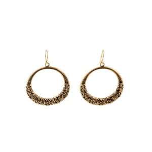  Bronzed By Barse Forward Facing Hoop Jewelry