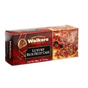Walkers Luxury Rich Fruit Cake Carton 400g  Grocery 