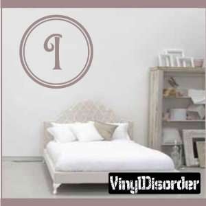   Monogram Letters Vinyl Wall Decal Sticker Mural Quotes Words Mg002i