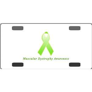  Muscular Dystrophy Awareness Ribbon Vanity License Plate 