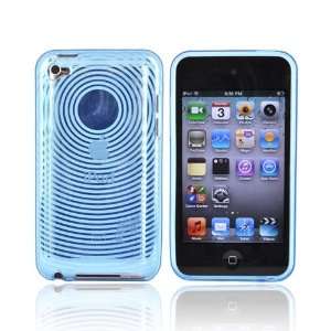  CIRCLE BLUE for iPod Touch 4 Crystal Silicone Case 