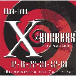  Everly XRockers Strings .012 .060 Drop C#/9112 Musical 