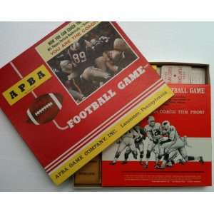  1971 NFL Season APBA Complete FOOTBALL GAME Everything 