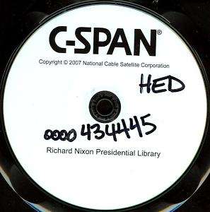 RICHARD NIXON Presidential Library DVD C Span  