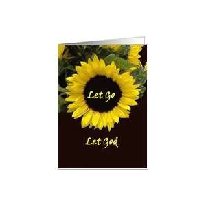  Let Go   Let God Encouragement Card Health & Personal 
