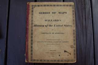 SERIES OF MAPS to WILLARDS History of the United States, 1829  