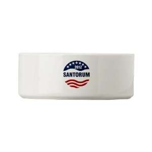  Santorum 2012 Obama Small Pet Bowl by  Pet 