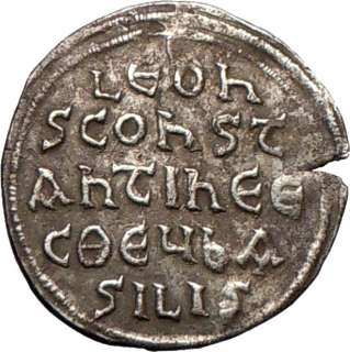   the Wise VI, Silver miliaresion, Constantinople, 886 912 A.D. Cross