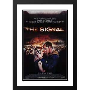  The Signal 20x26 Framed and Double Matted Movie Poster 