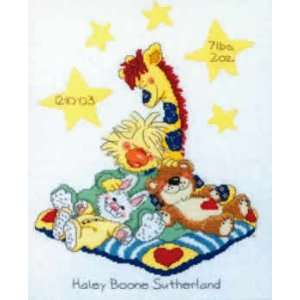  Witzy, Boof & Friends Birth Announcement Kit (cross stitch 