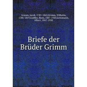   Hans, 1887 1920,Leitzmann, Albert, 1867 1950 Grimm  Books