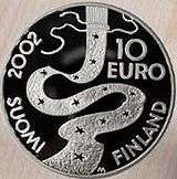 FINLAND 2002   10 EURO ELIAS LONNROT   SILVER PROOF  