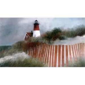 Albert Swayhoover 44W by 26H  Old Nauset Light CANVAS Edge #3 3/4 