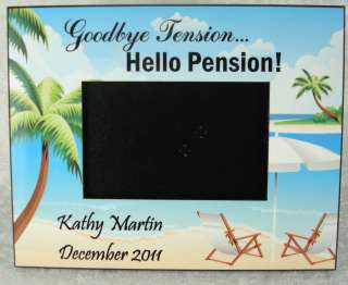 Personalized Goodbye TensionHello Pension Tropical Retirement 