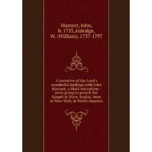    John, b. 1755,Aldridge, W. (William), 1737 1797 Marrant Books