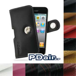 PDair Genuine Leather Case for Apple iPhone 4 4G   Horizontal Pouch 