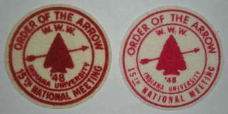 1948 NOAC Patch REAL MINT OA National Order of the Arrow Conference 