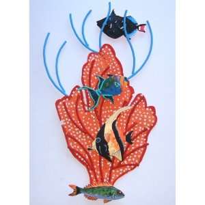  3D CORAL REEF & FISH WALL SCULPTURE