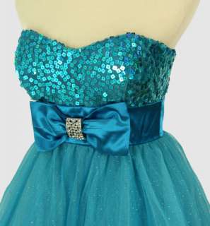 SPEECHLESS $130 Turquoise Homecoming Evening Cocktail NWT (Size 5, 9 