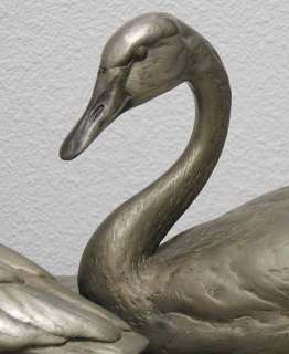 Chester Comstock Swan Lake Signed & Numbered Sculpture, birds 