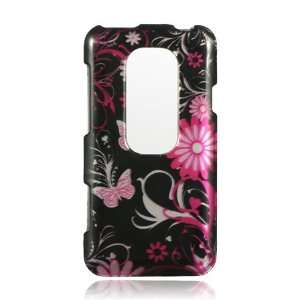  HTC EVO 3D Graphic Case   Pink Butterfly (Free 