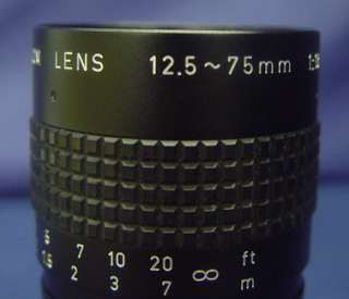 Cosmicar/Pentax TV Zoom Lens 12.5~75mm 11.8 57965  