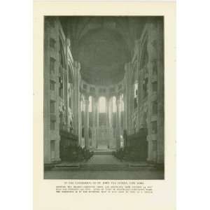   Print Choir & Sanctuary of St John The Divine Cathedral New York City