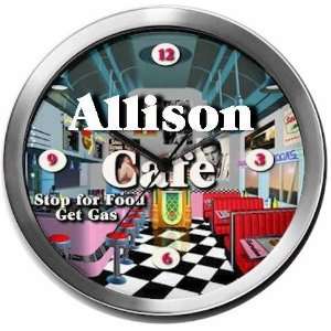  ALLISON 14 Inch Cafe Metal Clock Quartz Movement Kitchen 