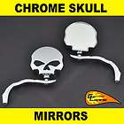  1450 Chrome Zombie Mirrors for Harley Softail Dyna Sportster FX 