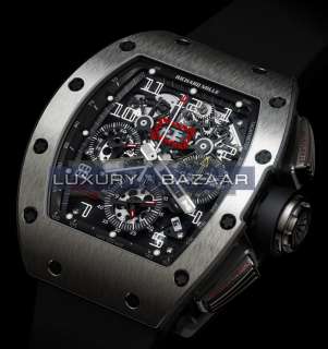   Mille Automatic Chrono Big Date RM 011 1 White Gold RM 011 1  