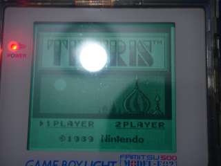Nintendo Game Boy Light Famitsu Transparent Clear Edition  