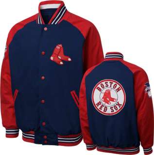 Boston Red Sox Snap Front Varsity Reversible Jacket  