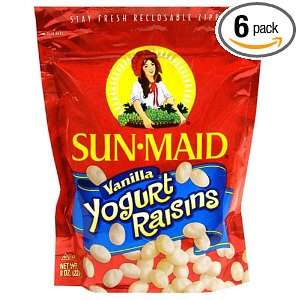 Sun Maid Vanilla Yogurt Raisins, 8 Ounce Grocery & Gourmet Food