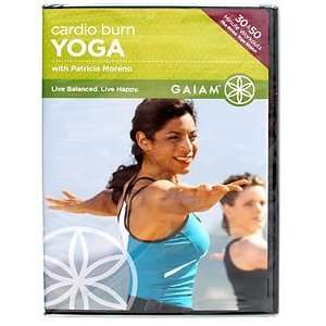  Gaiam Cardio Burn Yoga DVD Yoga Videos & Kits Sports 