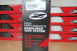 NEW Zipp Handlebar Tape RED w/ Carbon Bar Plugs 710845616051  