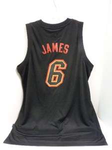Lebron James #6 Miami Heat Adidas Swingman Jersey NWT Size XXL  