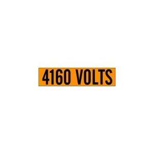    BRADY 44122 Voltage Card,1 Marker,4160 Volts