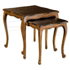 Uttermost 23.6 Inch Angelou Nesting Tables (Set of 2) Solid Hand 