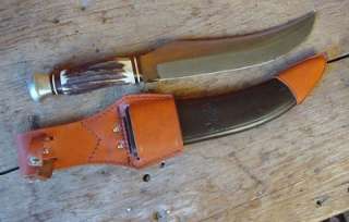 VTG 70s German Eye Carl Schlieper JIM BOWIE Buffalo Skinner Knife 