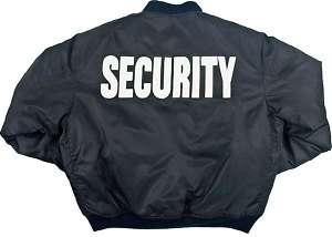 Reversible Public Safety Security MA 1 Flight Jacket  