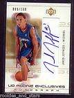 2002 03 SP Game Used UD Rookie Exclusive Autographs #RK