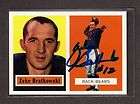 1958 Topps Football Bears ZEKE BRATKOWSKI 23 NM  