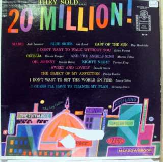 VARIOUS they sold 20 million LP vinyl W 1216 VG+ 1958  