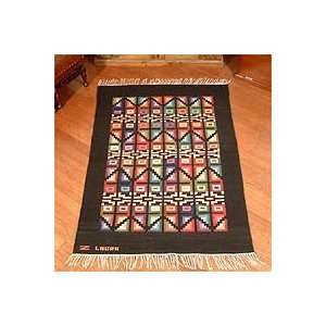  NOVICA Wool rug, Andean Dreams (4x5.5)