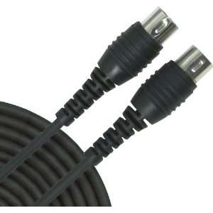  Musicians Gear 5 Pin MIDI Cable 20 Foot Electronics