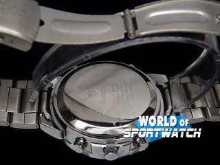 White WEIDE LED Quartz Stainless Steel Sports Watch Men  