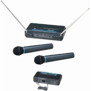  Hisonic Professional VHF Dual Wireless Microphone System 